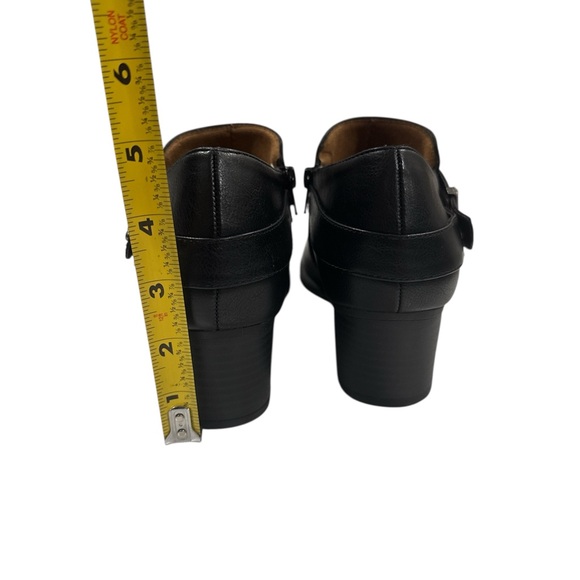 Natural Soul women’s Black Ankle Booties size 8.5 - Picture 4 of 14